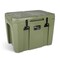 Petromax Large Capacity Hard Cooler Box, Olive 52.8 Qt Insulated Ice Chest, Keep Food Cold for Multi Day Outdoor Camping